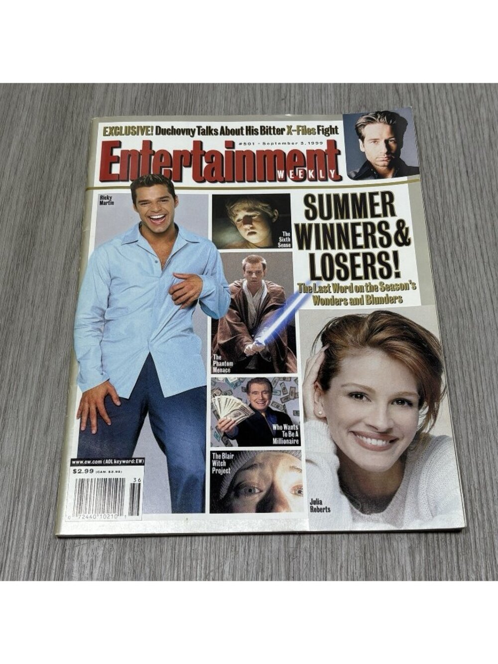 Entertainment Weekly Magazine #501 Sept 3, 1999 The Phantom Menace Block Busters